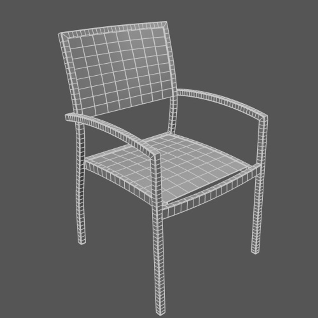chair patio obj