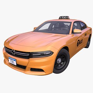 3D Generic American Taxi model