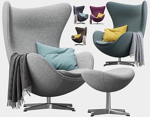 Egg lounge chair fabric