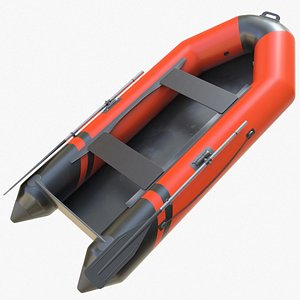 Rubber boat 01 i 3D model