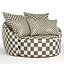 Globe poltrono girevole sofa by Flex team  white