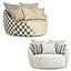 Globe poltrono girevole sofa by Flex team  white