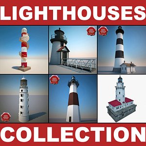 lightwave lighthouses modelled