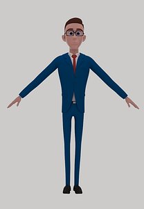 3D model character cartoon