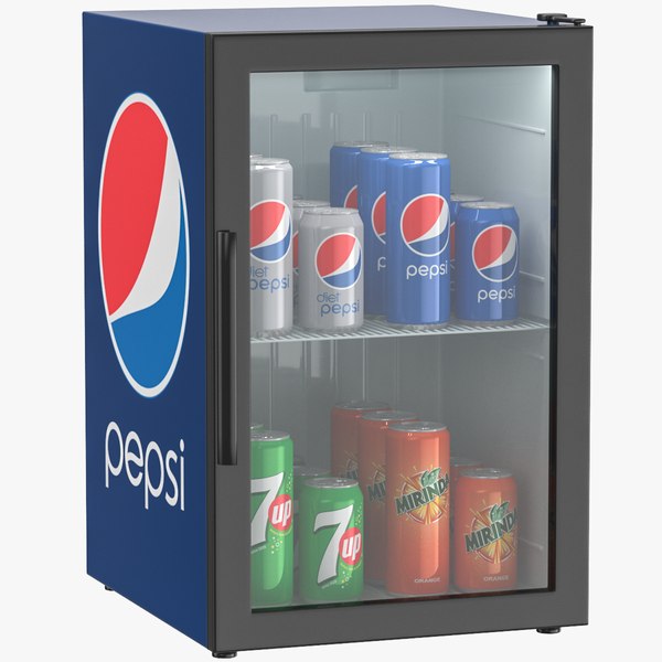 pepsi refrigerator mini 3D model