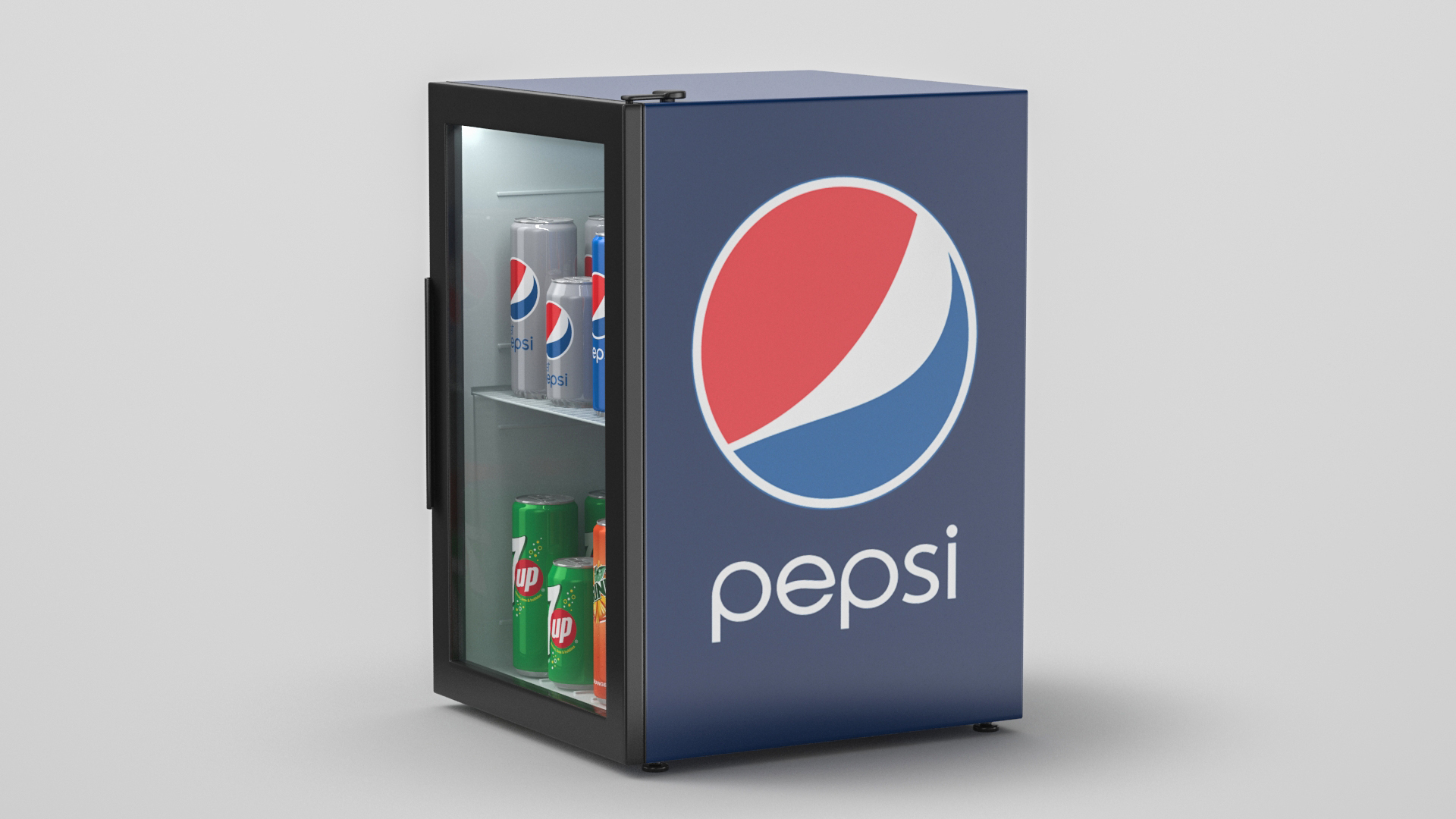 Pepsi Mini Refrigerator 3DModell TurboSquid 1675880