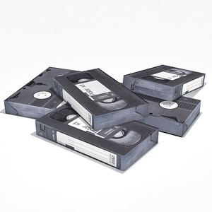 vhs cassette 3D