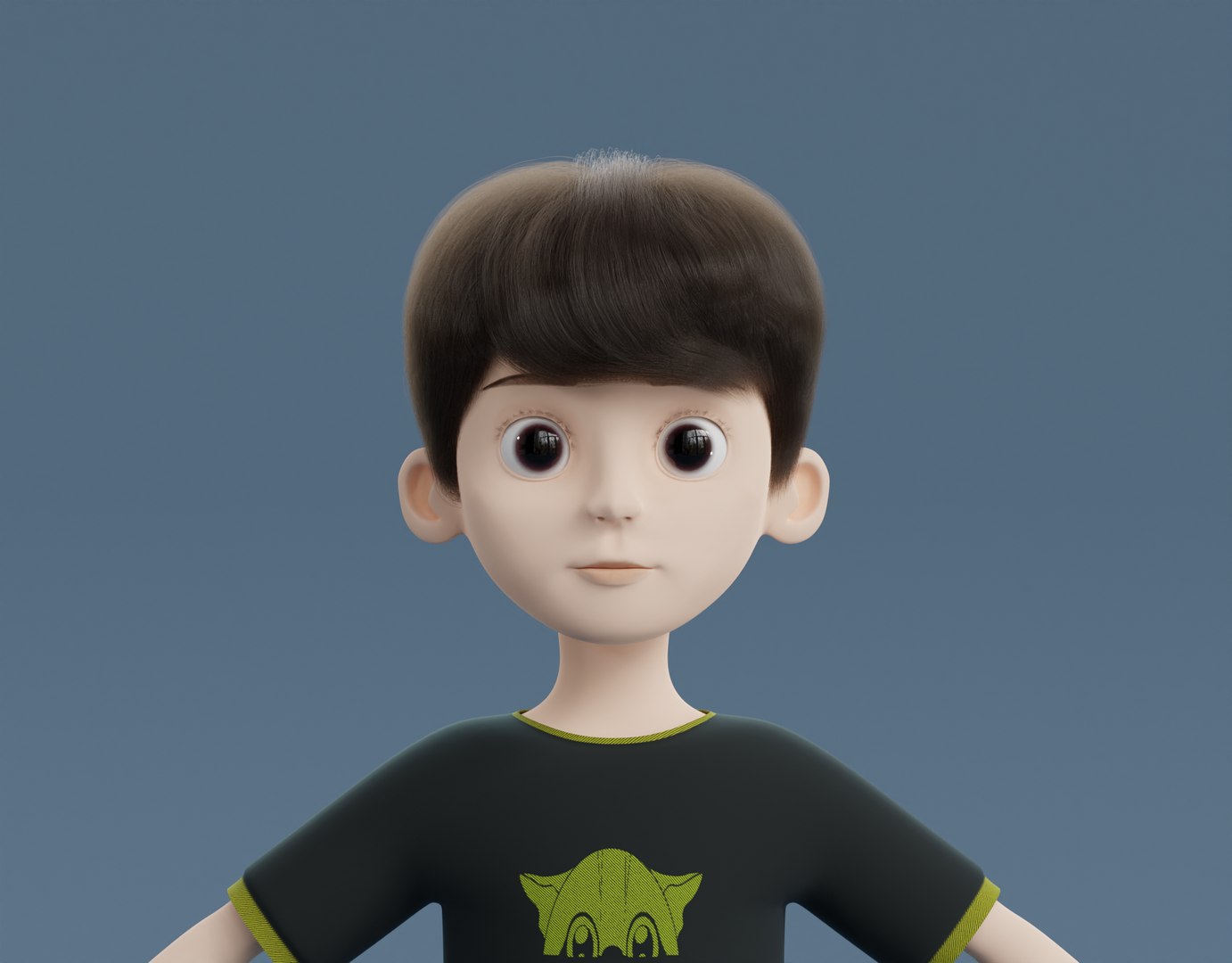 3D Cartoon Character Boy Model - TurboSquid 1980495