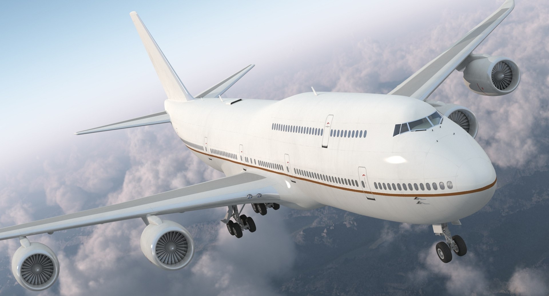 Boeing 747-8i Generic 3D Model - TurboSquid 1230768