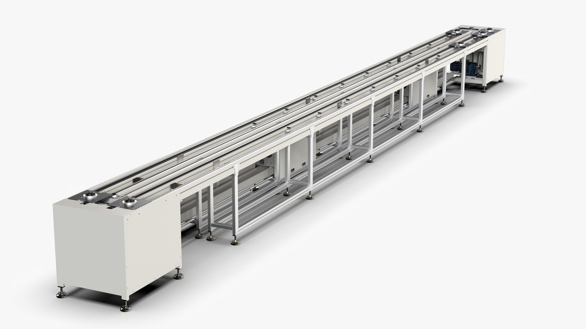 3D Automatic Motor Industry Double Speed Line Production Line Model ...
