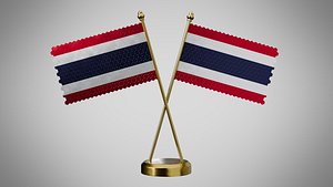 Table  Flag  of Thailand 3D model