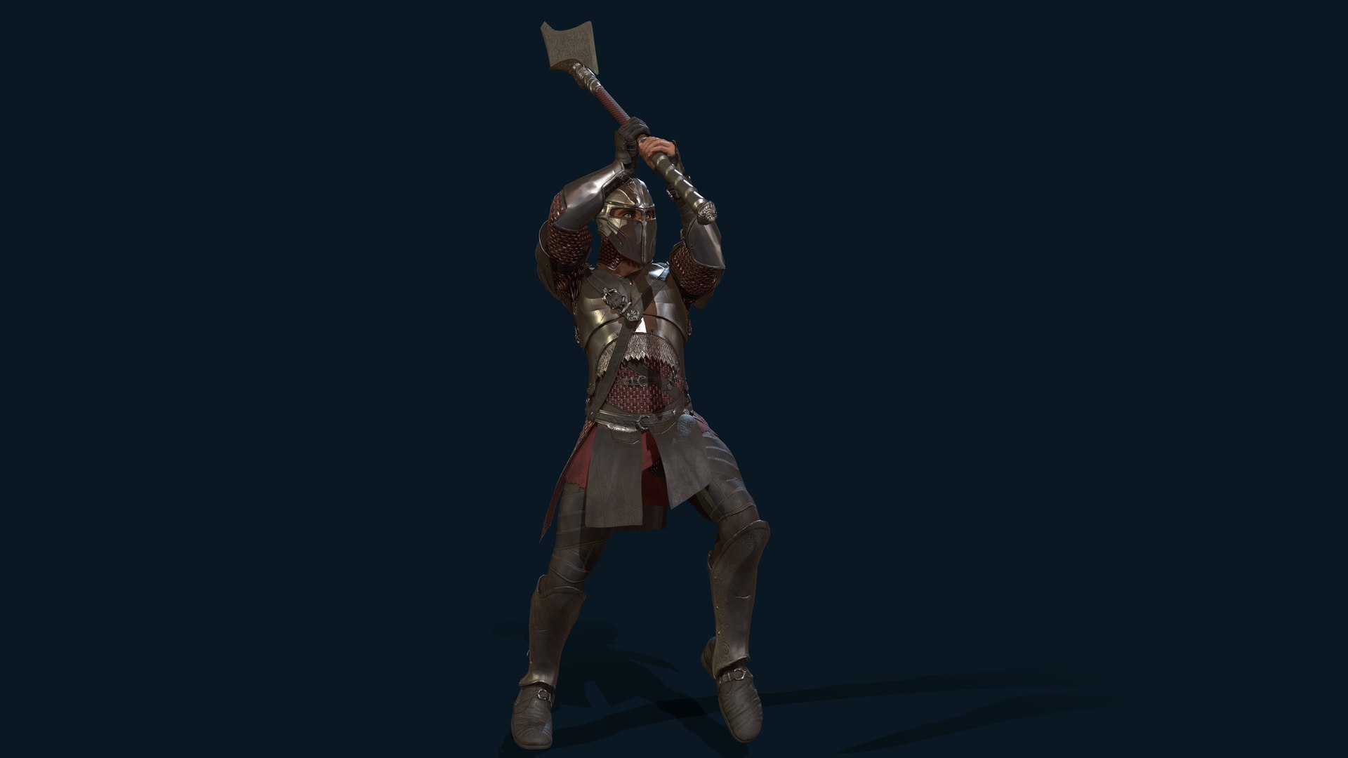 3D KnightHalberdier model https://p.turbosquid.com/ts-thumb/re/FB4qpf/AR/screenshot006/jpg/1725172474/1920x1080/fit_q87/14299ef52a77a04f83e1f0e1654d1be2c069c8c9/screenshot006.jpg