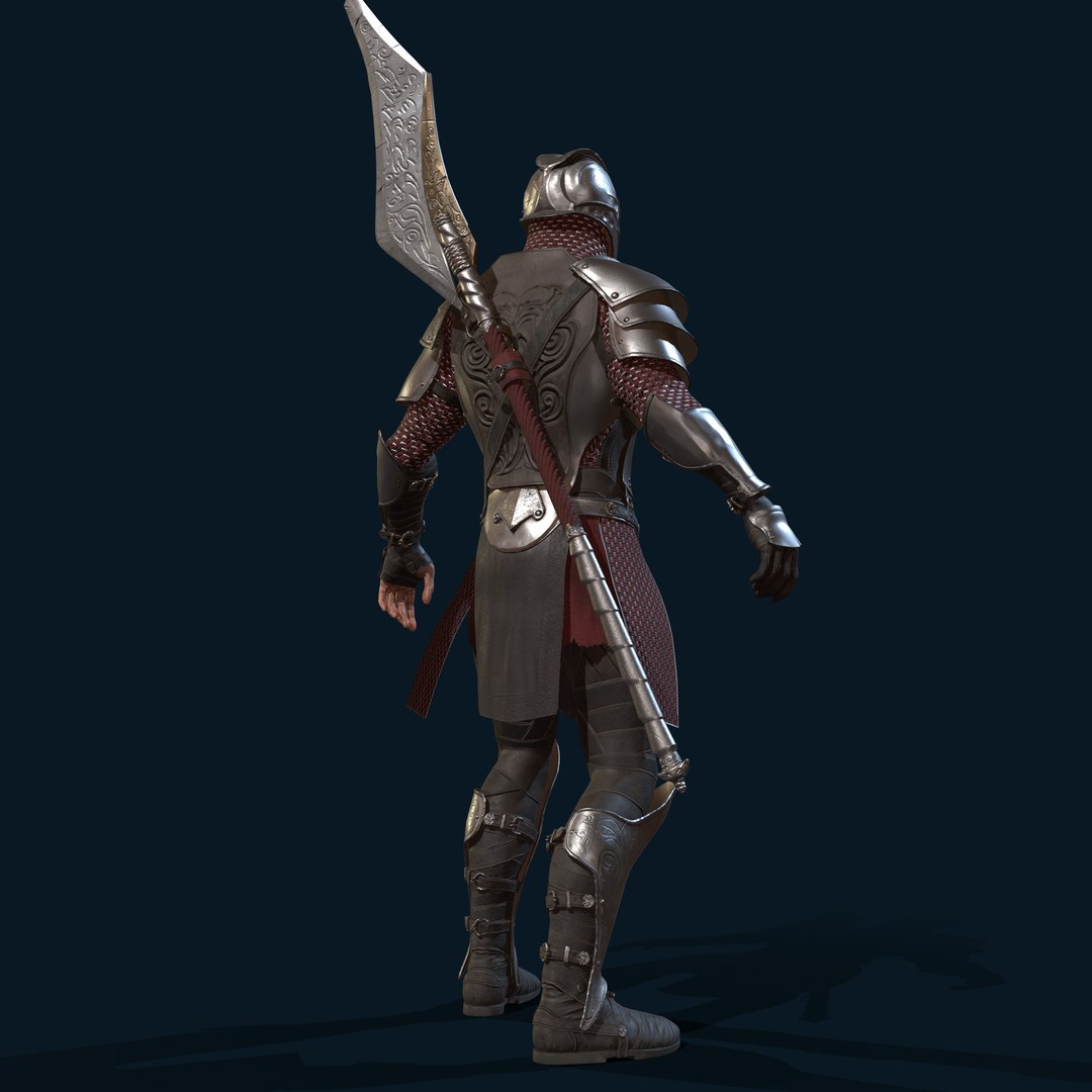 3D KnightHalberdier model https://p.turbosquid.com/ts-thumb/re/FB4qpf/oA/5/jpg/1725172471/1920x1080/fit_q87/70200269b3aedd5d49eb3128655b3e382f237e7a/5.jpg