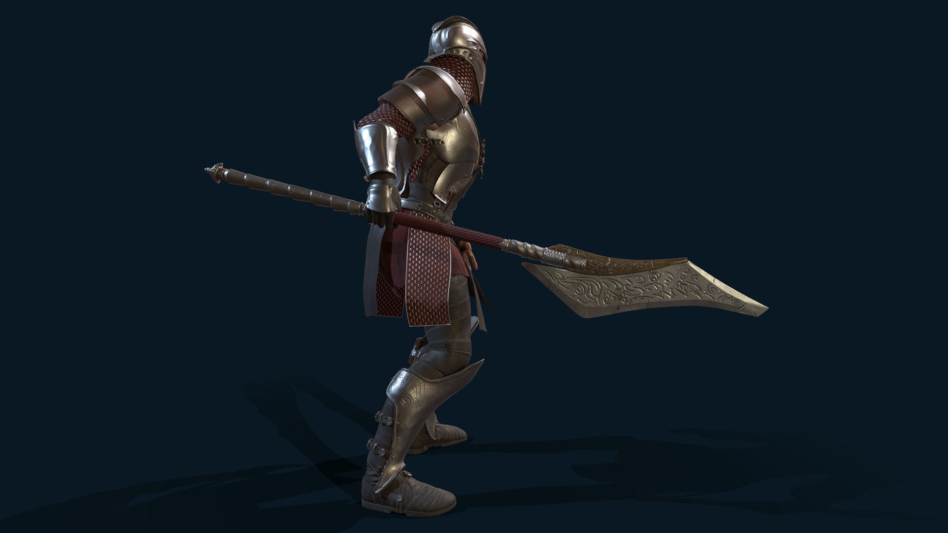3D KnightHalberdier model https://p.turbosquid.com/ts-thumb/re/FB4qpf/xA/screenshot009/jpg/1725172485/1920x1080/fit_q87/a122b04489874276c47e8df3b1281c3b0684b746/screenshot009.jpg