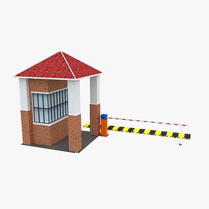 Security Gate 3D model