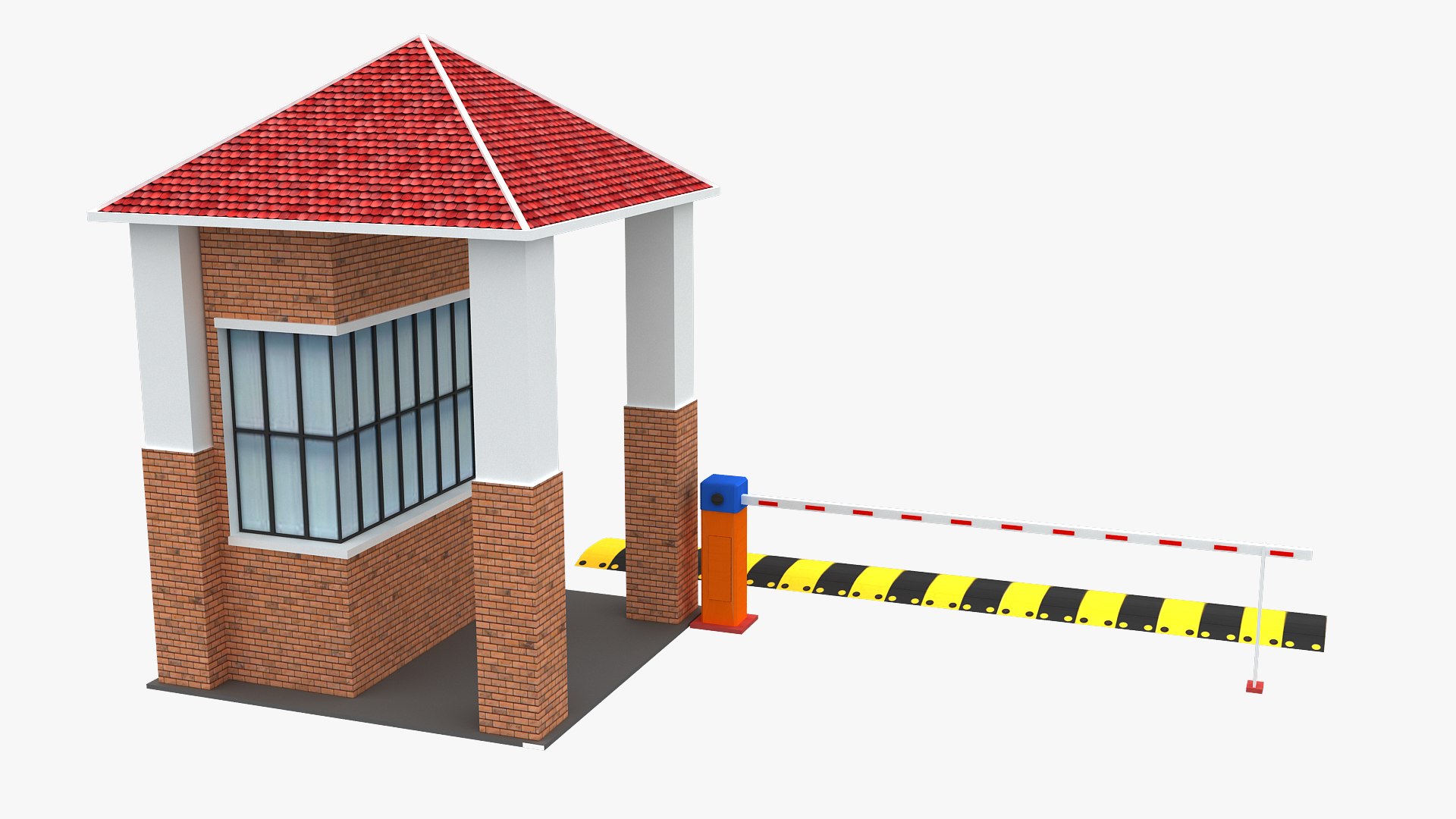 Security Gate 3D Model - TurboSquid 2382204