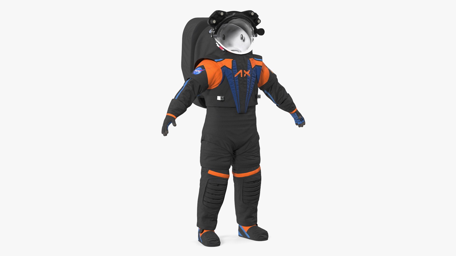 NASA Axiom Spacesuit Empty 3D model preview