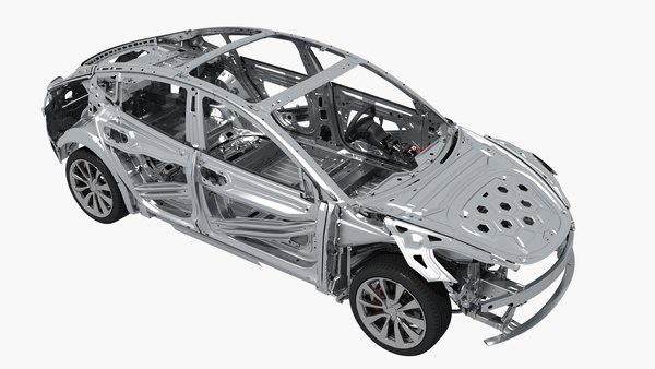 3D tesla 3 chassis - TurboSquid 1666851