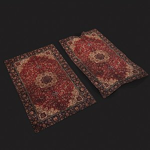 3D model Persian Carpet Design One