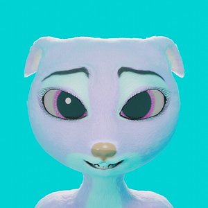 3D model Furry girl Lily NSFW
