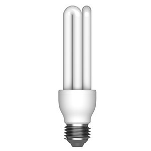 fluorescent bulb 3d model