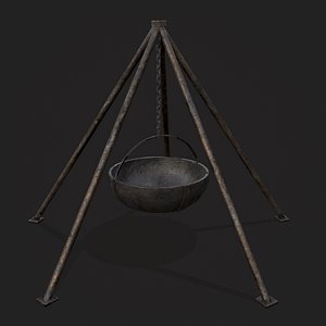 Medieval Hanging Cauldron