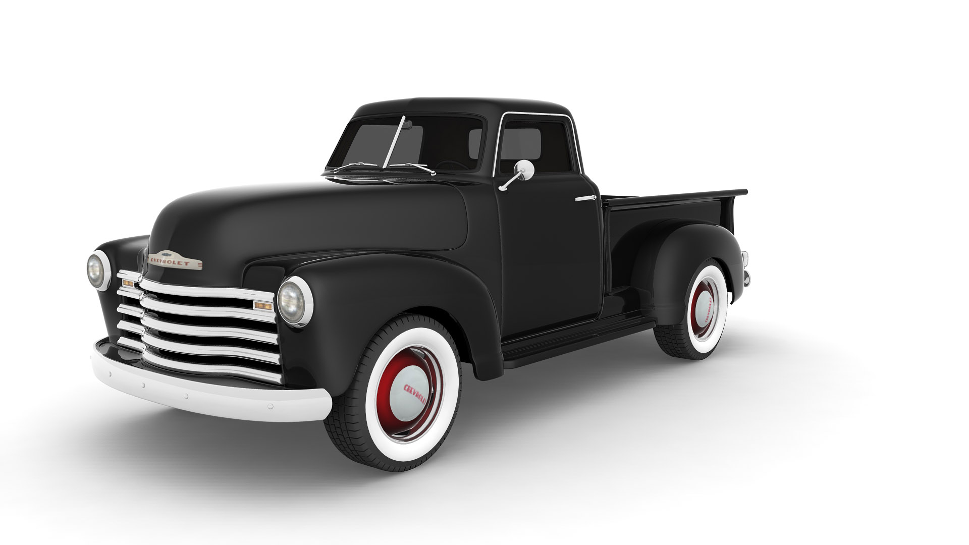 Chevrolet Truck 1948 3D Model - TurboSquid 1504633