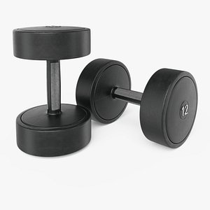Rubber Dumbbells