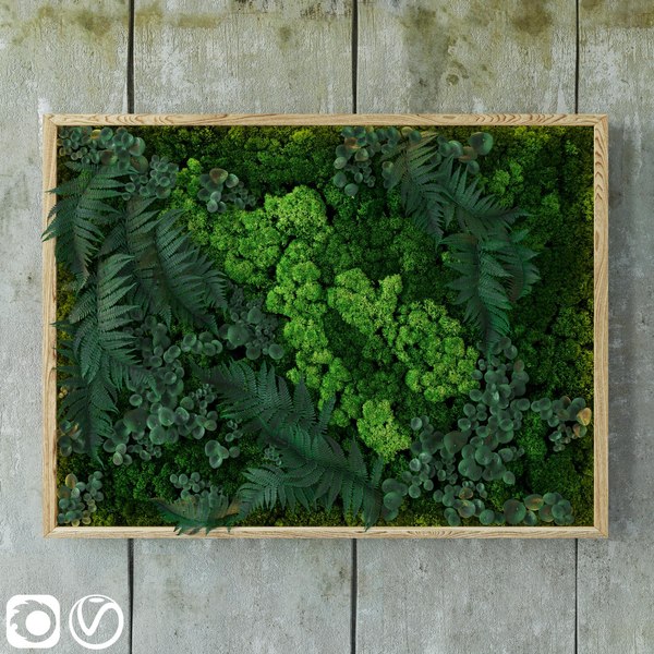 Moss decor 3D model - TurboSquid 1276888