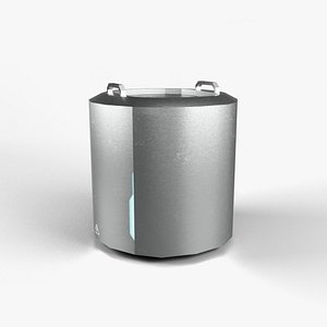 Low Poly Scifi Battery Pack