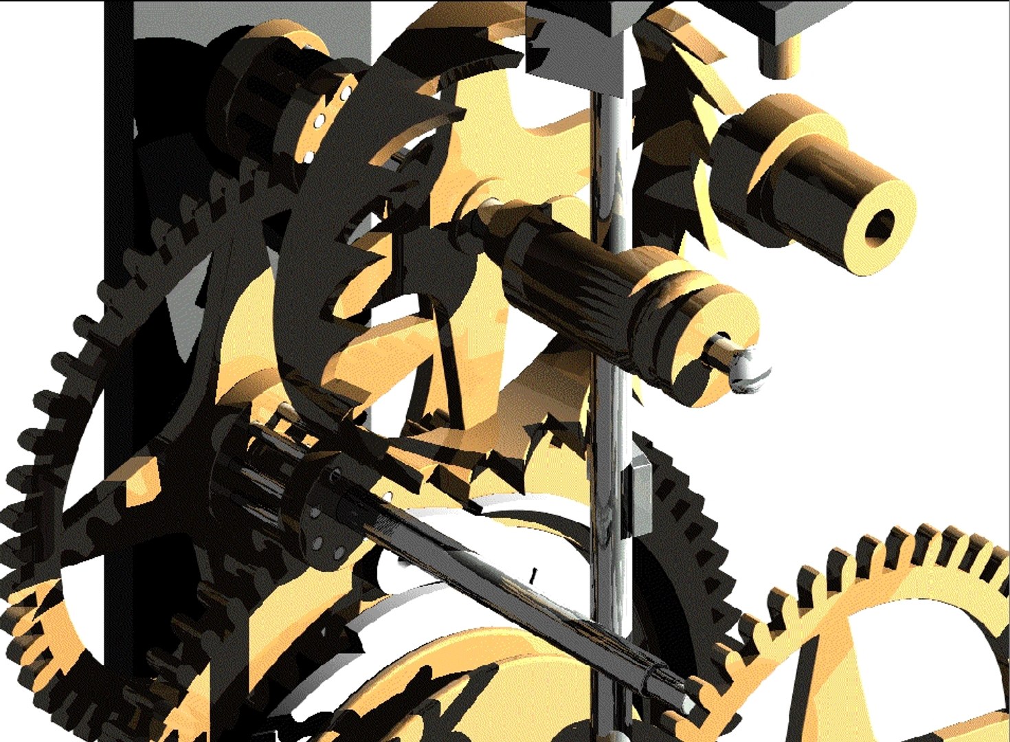 3d 16th Century Clock Model