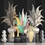 Decor with dry flowers Phragmites