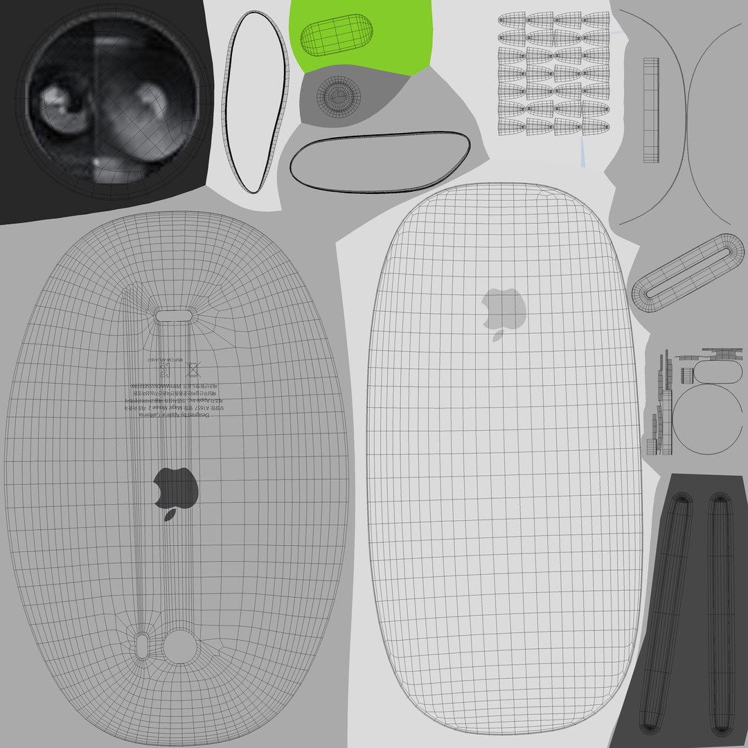 3D Detailed IMac Mouse Model - TurboSquid 2193498
