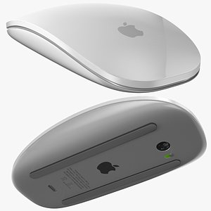 3D Detailed iMac Mouse model