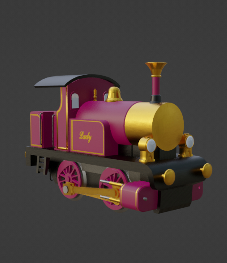 3D Thomas and The Magic Railroad Lady Model - TurboSquid 1896499