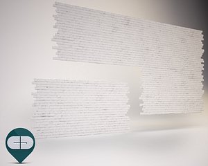 white brick wall repeatable