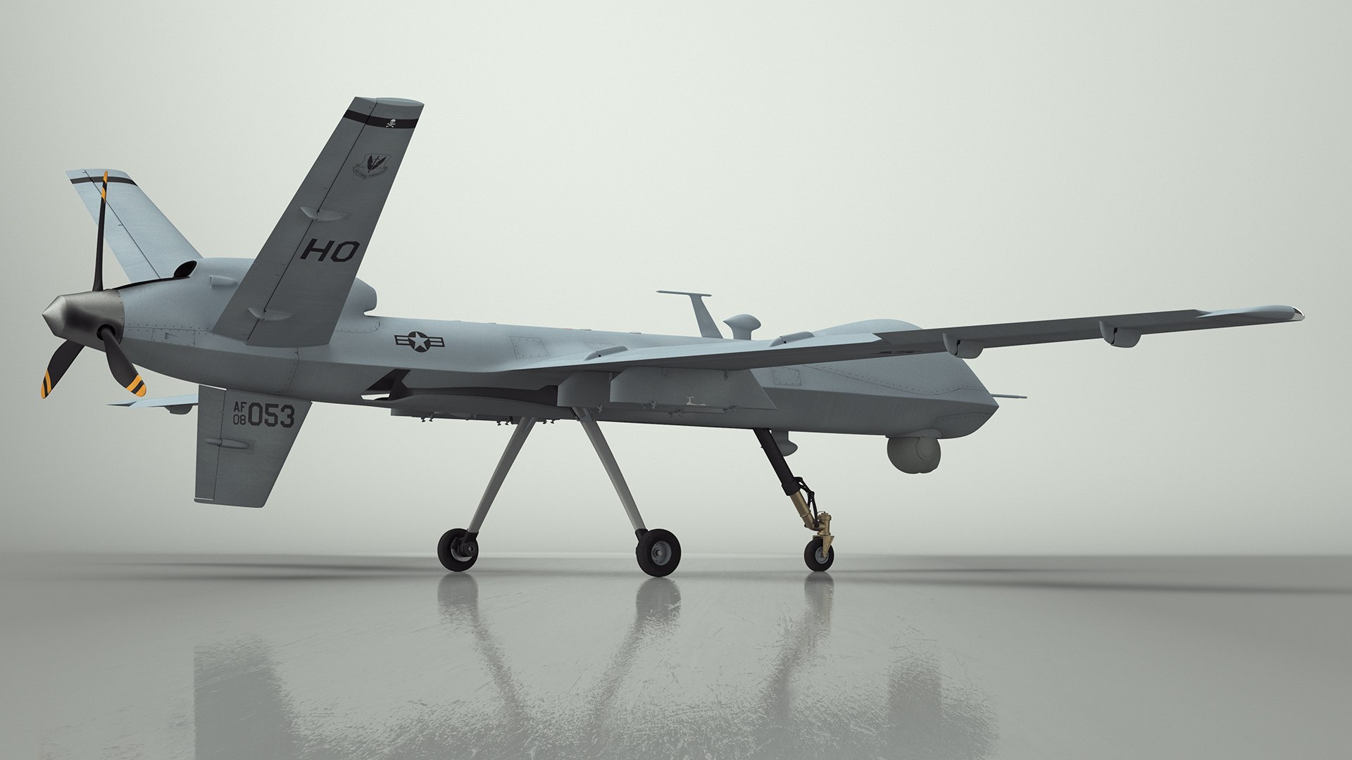 Unmanned Aerial Vehicle MQ-9 Reaper Drone Rigged for Maya 3D model https://p.turbosquid.com/ts-thumb/re/swJa4U/HS/unmannedaerialvehiclemq9reaperdroneriggedformayavray3dmodel014/jpg/1723099743/1920x1080/fit_q87/4dc22854fbed242ae165a2c8075427b53eaaacb5/unmannedaerialvehiclemq9reaperdroneriggedformayavray3dmodel014.jpg