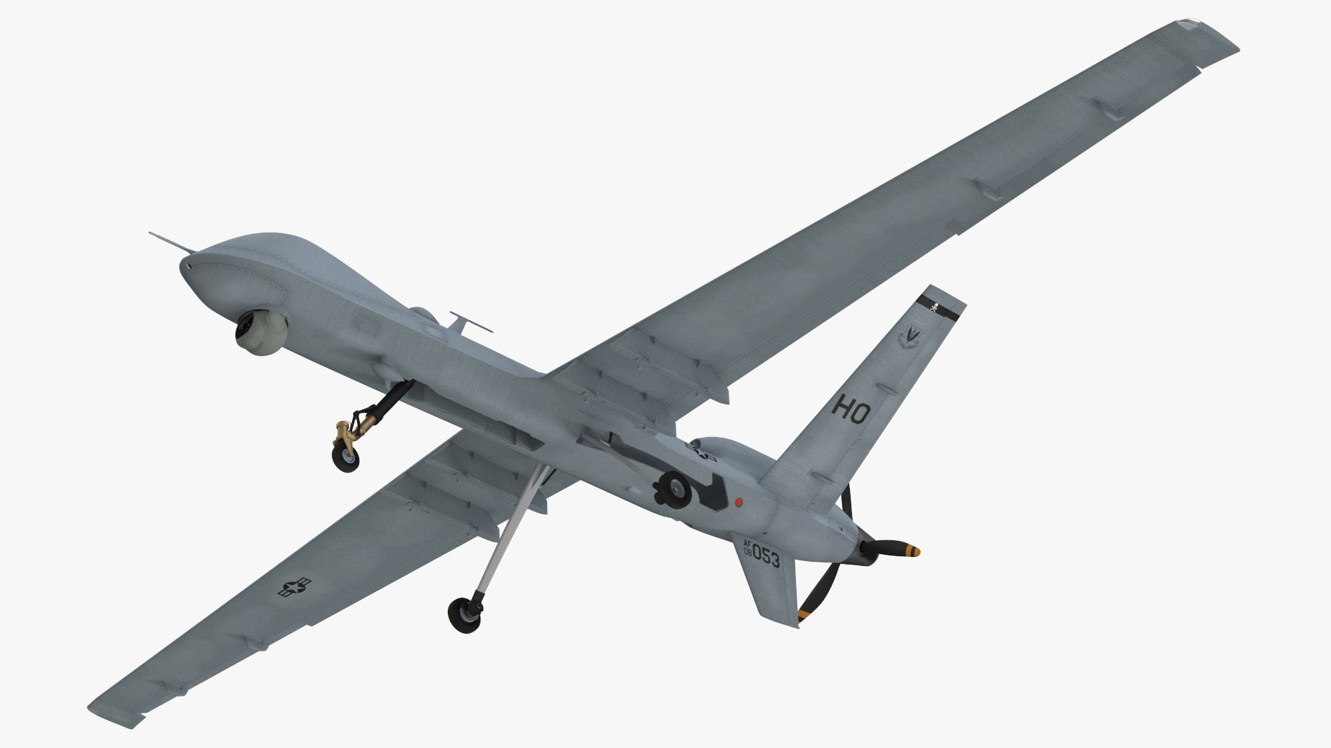Unmanned Aerial Vehicle MQ-9 Reaper Drone Rigged for Maya 3D model https://p.turbosquid.com/ts-thumb/re/swJa4U/Hk/unmannedaerialvehiclemq9reaperdroneriggedformayavray3dmodel018/jpg/1723099763/1920x1080/fit_q87/3505974d425869dab7c8c93d3293c3a78dd4850b/unmannedaerialvehiclemq9reaperdroneriggedformayavray3dmodel018.jpg