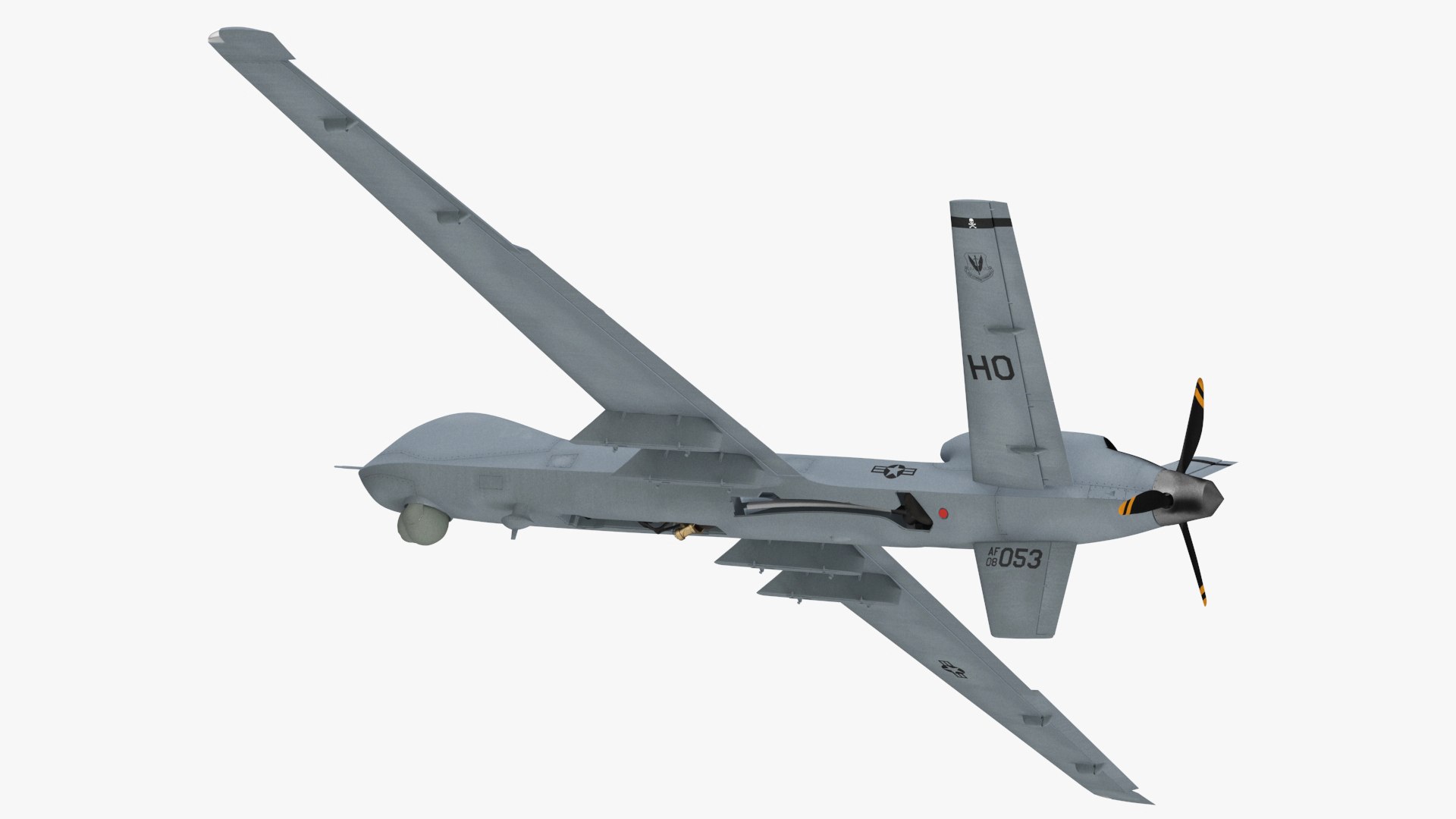 Unmanned Aerial Vehicle MQ-9 Reaper Drone Rigged for Maya 3D model https://p.turbosquid.com/ts-thumb/re/swJa4U/JP/unmannedaerialvehiclemq9reaperdroneriggedformayavray3dmodel016/jpg/1723099753/1920x1080/fit_q87/8fd6ad65bf929ef7f10b6542047afb0850912f5b/unmannedaerialvehiclemq9reaperdroneriggedformayavray3dmodel016.jpg