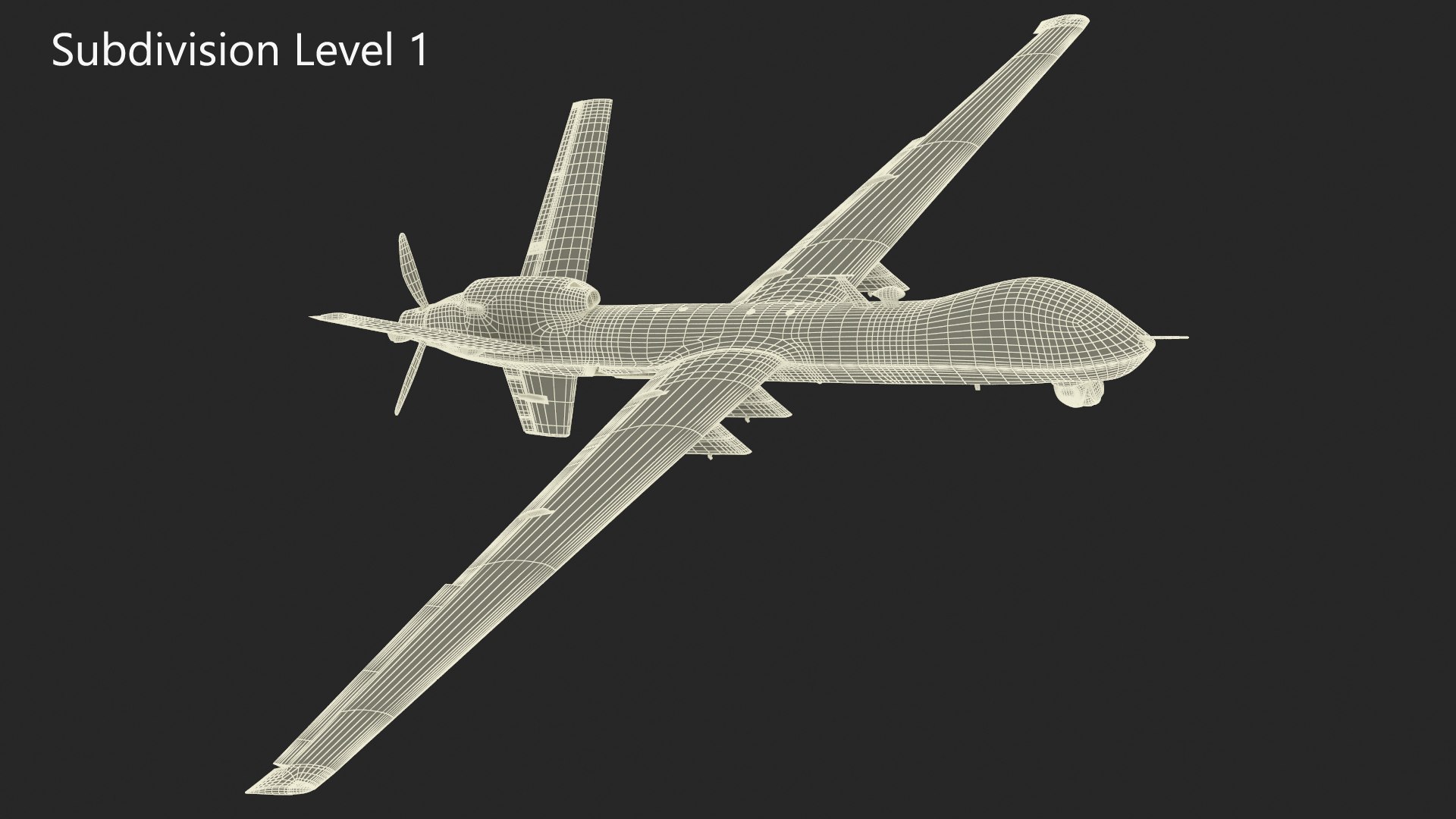 Unmanned Aerial Vehicle MQ-9 Reaper Drone Rigged for Maya 3D model https://p.turbosquid.com/ts-thumb/re/swJa4U/hl/unmannedaerialvehiclemq9reaperdroneriggedformayavray3dmodel030/jpg/1723099822/1920x1080/fit_q87/b8016c1a627559ebb10719926d8dd42169f88da7/unmannedaerialvehiclemq9reaperdroneriggedformayavray3dmodel030.jpg