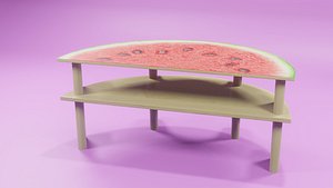 3D The watermelon table desk4