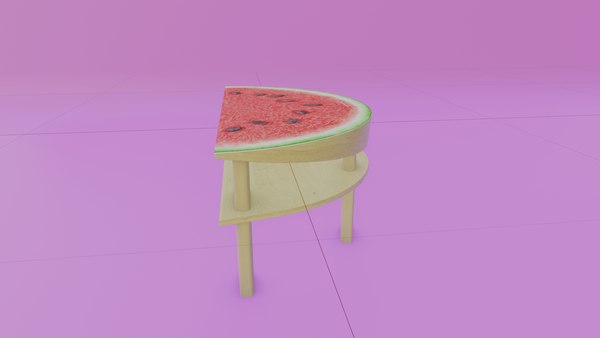 3D The watermelon table desk4 - TurboSquid 2033992