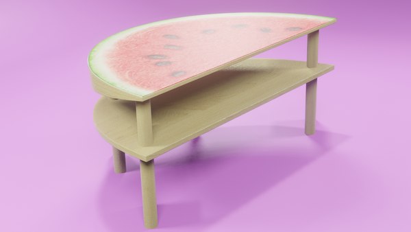 3D The watermelon table desk4 - TurboSquid 2033992