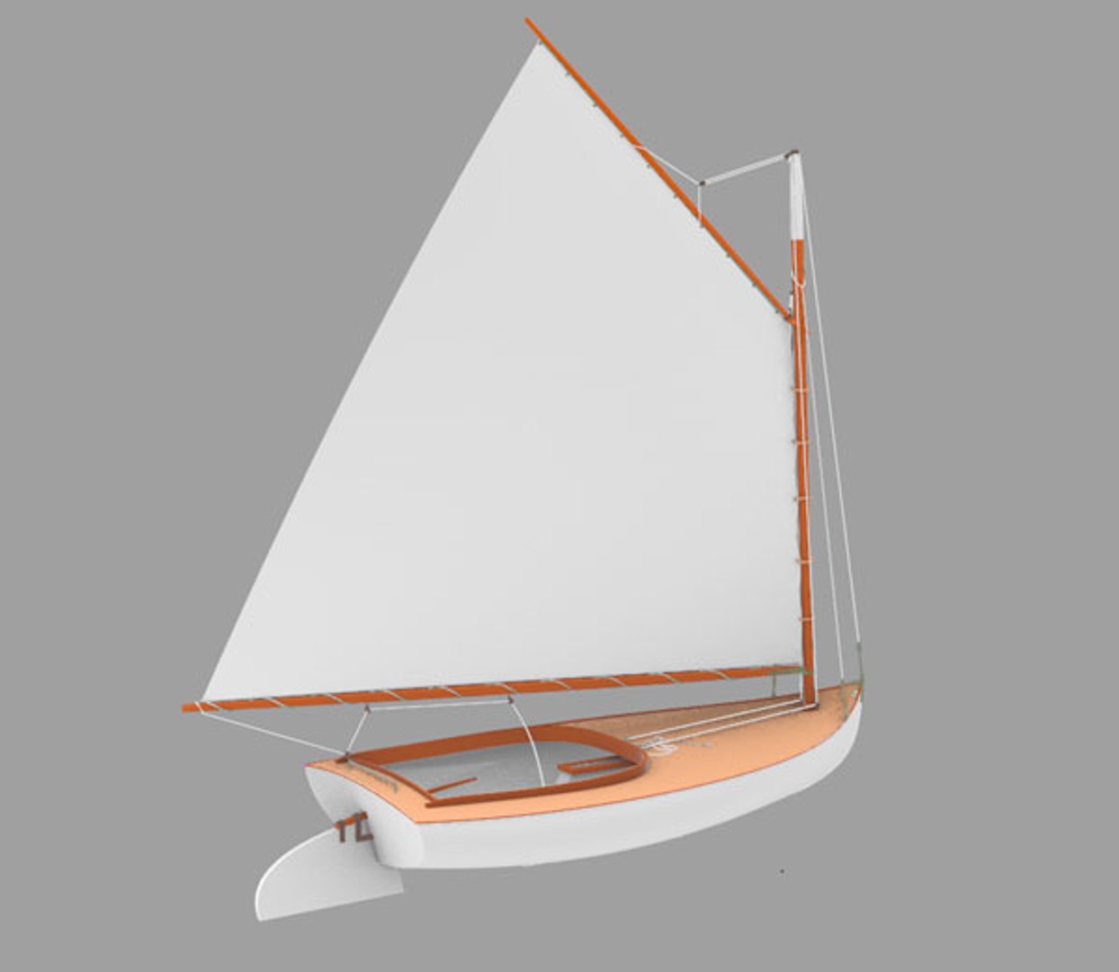 Beetlecat Sailboat Boat 3D Model - TurboSquid 1254999