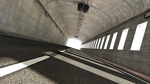 hq tunnel render stage obj