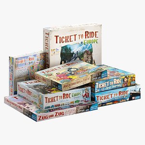 3D Board Games Pack 7