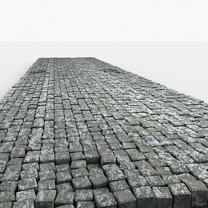Cobble Pavement Road Stone Blocks