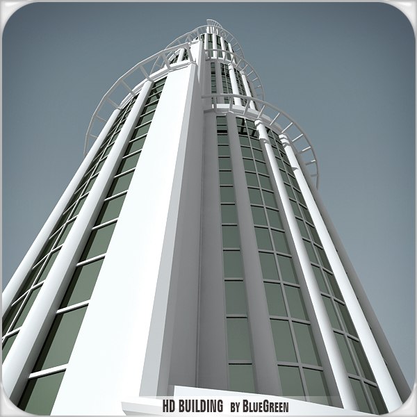 definition building 3d model