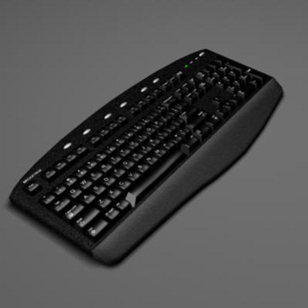 keyboard computer 3d obj