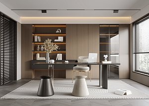 modern office 3D model